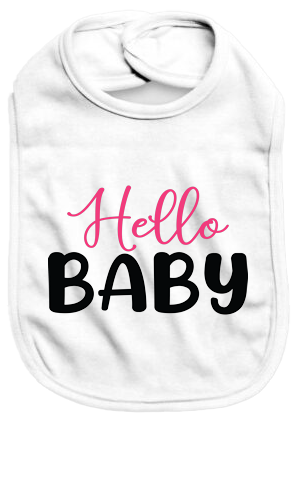 Hello Baby - Baby Bib