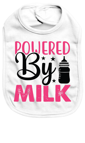 Powered by Milk - Baby Bib