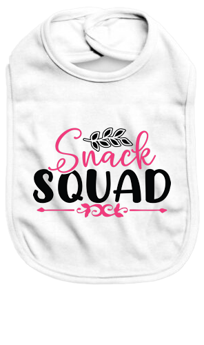 Snack squad - Baby Bib