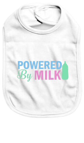 Powered by Milk - Baby Bib