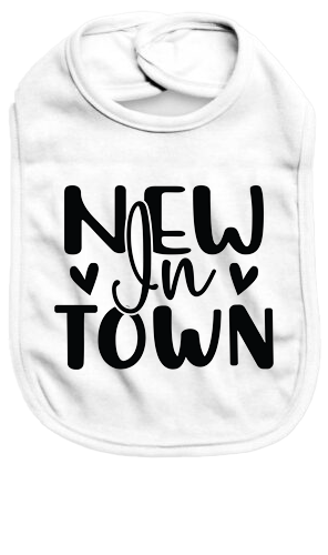 New in town - Baby Bib