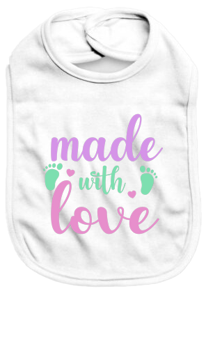 Made with Love - Baby Bib