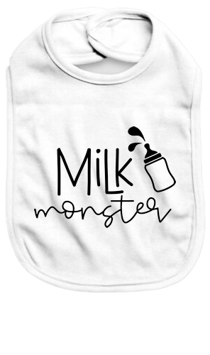 Milk monster - Baby Bib