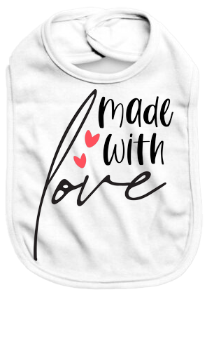 Made with Love - Baby Bib