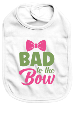 Bad to the bow - Baby Bib