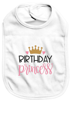 Birthday princess - Baby Bib - Baby Bib