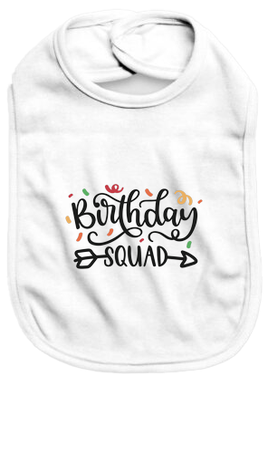 Birthday squad - Baby Bib - Baby Bib