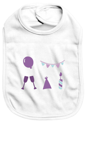 Birthday celebration - Baby Bib - Baby Bib