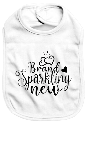 Brand spanking new - Baby Bib - Baby Bib