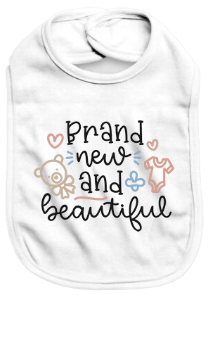 Brand new and beautiful - Baby Bib - Baby Bib