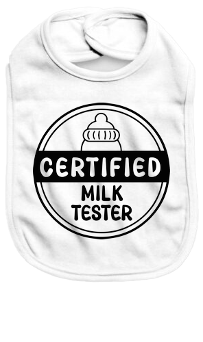 Certified milk tester - Baby Bib - Baby Bib