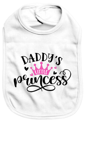 Daddy's little princess - Baby Bib - Baby Bib