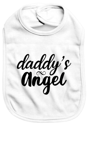 Daddy's angel - Baby Bib - Baby Bib