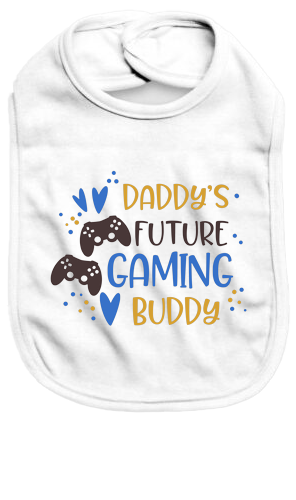 Daddy's future gaming buddy - Baby Bib - Baby Bib