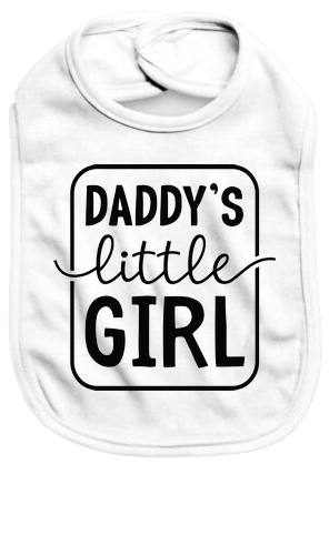 Daddy's little girl - Baby Bib - Baby Bib