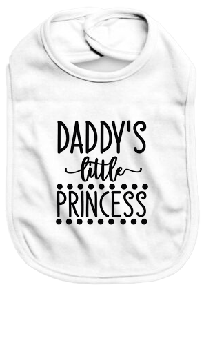 Daddy's little princess - Baby Bib - Baby Bib