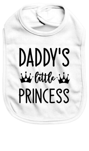 Daddy's little princess - Baby Bib - Baby Bib