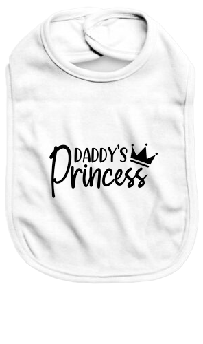 Daddy's princess - Baby Bib - Baby Bib