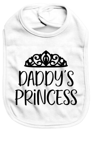 Daddy's princess - Baby Bib - Baby Bib