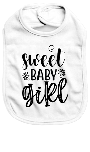 Sweet baby girl - Baby Bib - Baby Bib