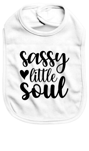 Sassy little soul - Baby Bib - Baby Bib