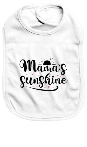 Mama's sunshine - Baby Bib - Baby Bib